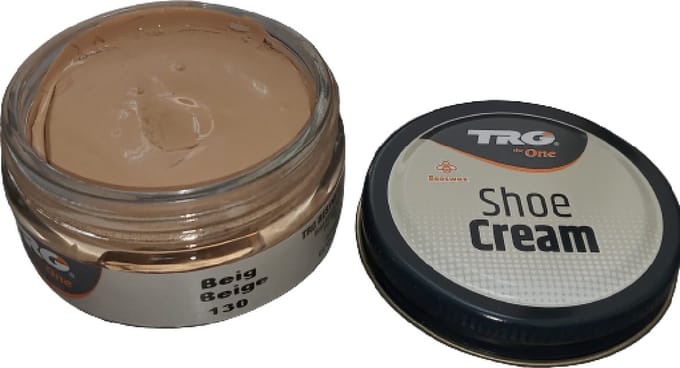 TRG - schoencrème met bijenwas - beige - 50 ml