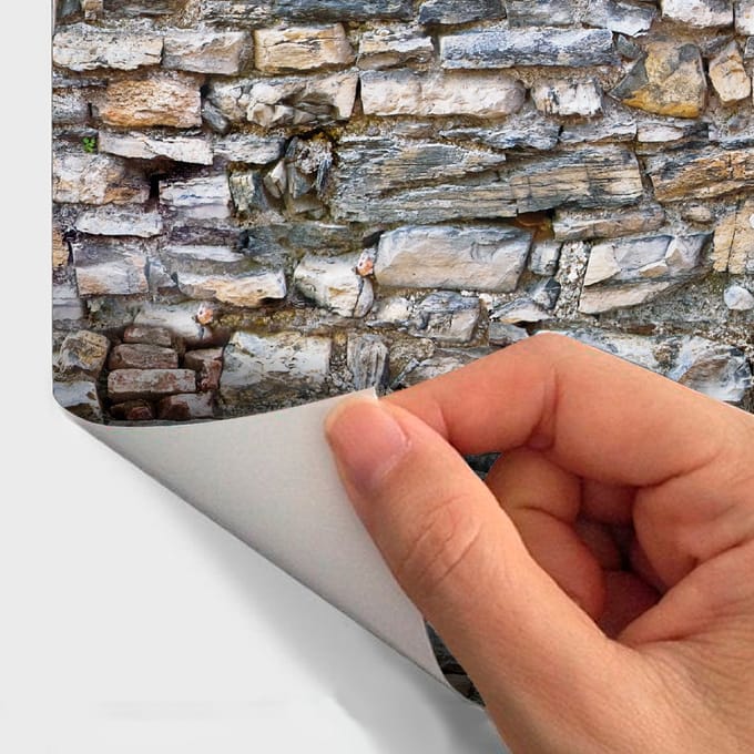 Behangsticker met effect - Vaucluse-stenen - 30x30 cm