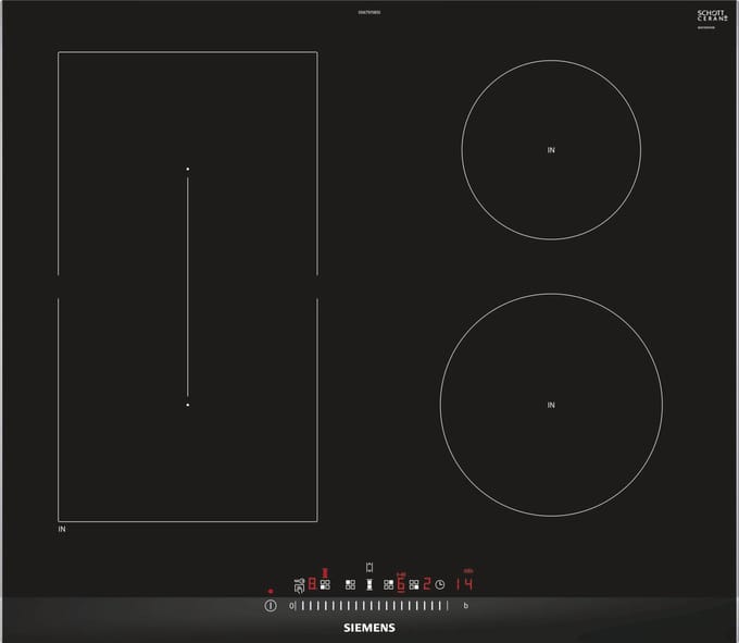 iQ500, combiInduction 60 cm, touchSlider, facet