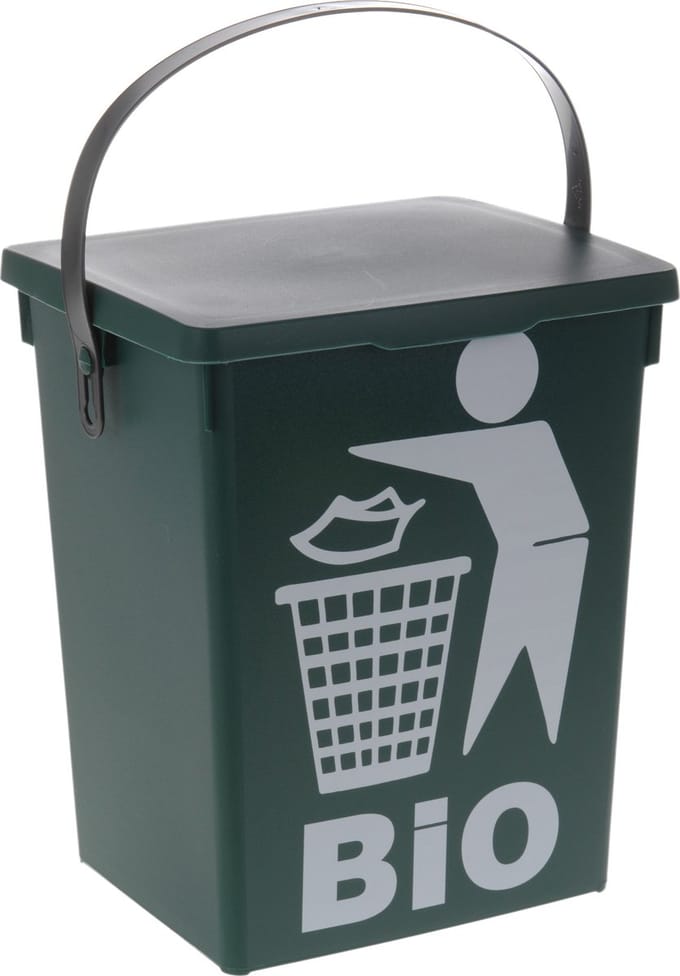 Bioafvalbox - groen - 5 liter