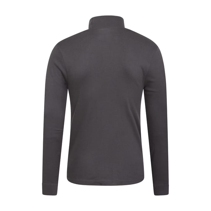 Mountain Warehouse Heren Meribel Schildpad Hals Base Layer Top (Grijs)