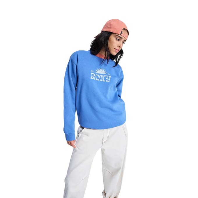 Roxy Surf Stoked Brushed Vintage Sweatshirt Blauw S Vrouw