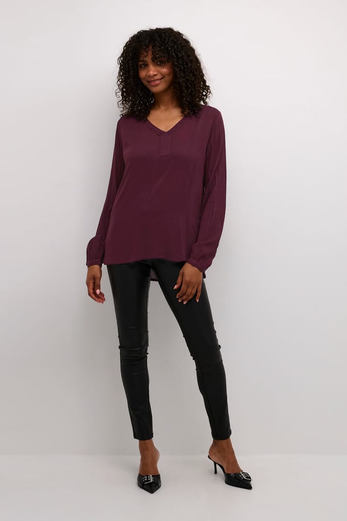 Damesblouse met lange mouwen KAFFE Amber