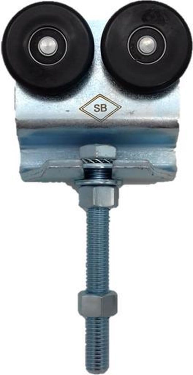 SB hangrol dubbel met nylon wielen, type 170