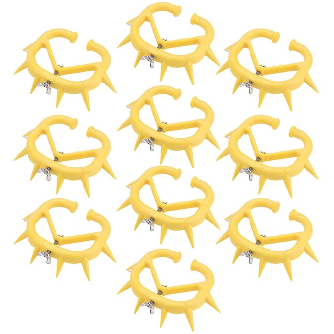 10 stuks CalF spenen Neusringen Plastic Spenen Ring met Spikes Zuigen Voorkomen