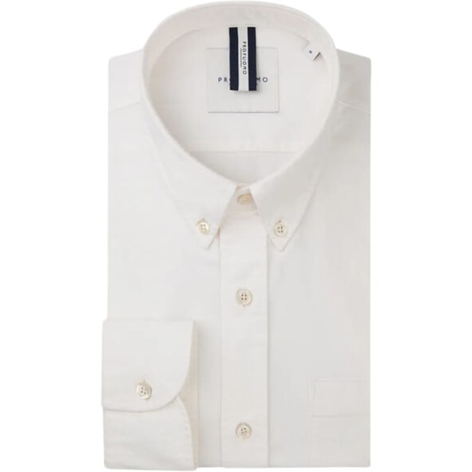 Profuomo  Lange Mouw Overhemden Off White Ppwh10044