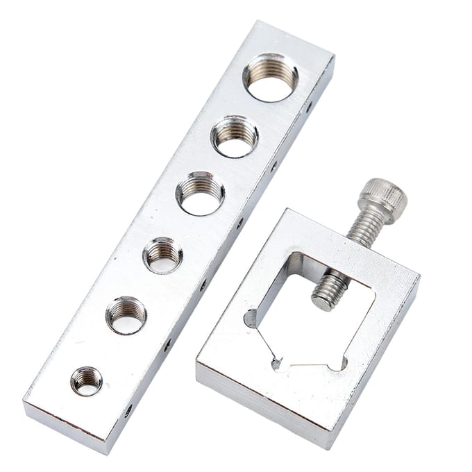 Jig de Perçage Écrou Boulon VS559 Métal Haute Dureté Précis Sécurité Fil Guide de Perçage Set pour Verrouillage Sécurisé