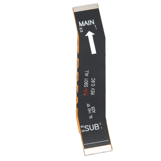 Display Connector Kabel FPC Opvouwbare Moederbord Verbindingskabel Vervanging voor Samsung S22 S901 white