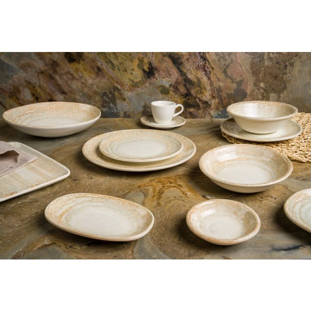 Bonna Serveerschaal - Patera - Porselein - 9 cm (50cc) - set van 6