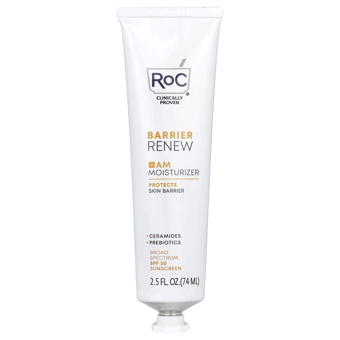 RoC, Barrier Renew, Ochtendcrème, SPF 30, Geurvrij, 74 ml (74 ml) white
