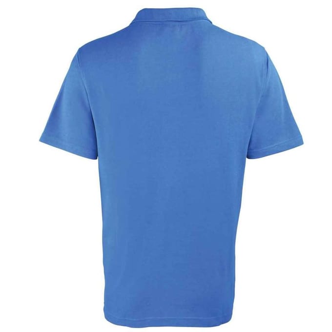 Premier poloshirt met studs voor heren (Koningsblauw)