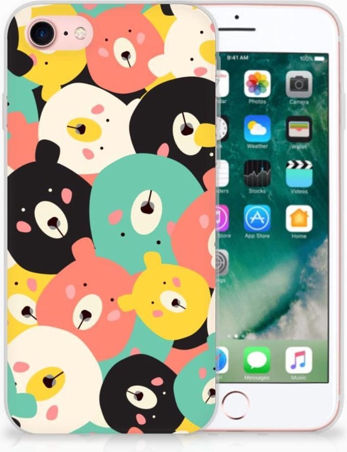 iPhone SE 2022 | SE 2020 | 8 | 7 Telefoonhoesje met Naam Bears