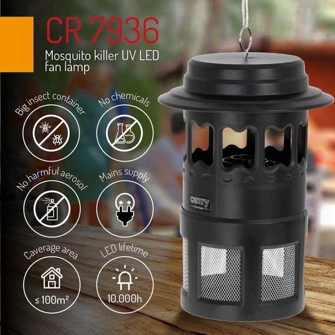 Camry CR 7936 - Muggen Killer - Met UV Led lamp