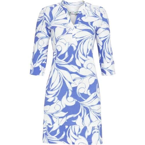 Ringella Nachthemd abstracte bloemen blauw Blauw vrouw 44