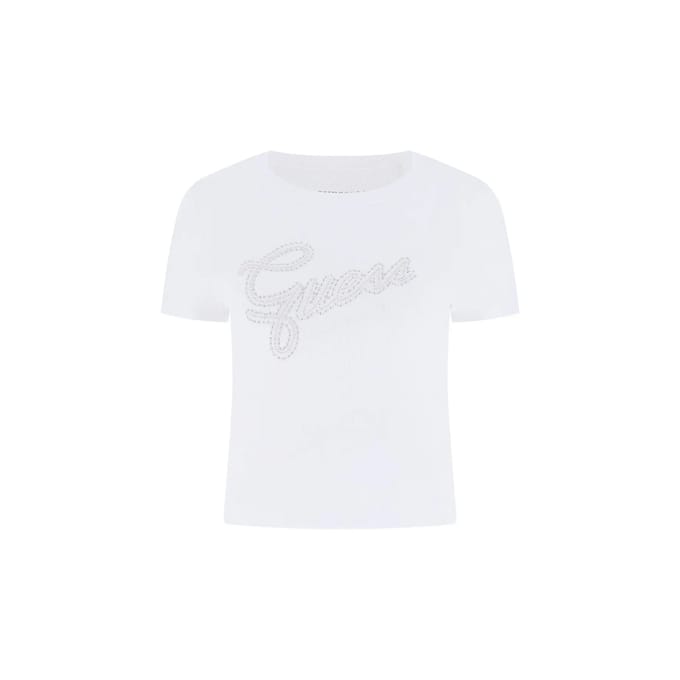 Dames-T-shirt Guess Studs Script