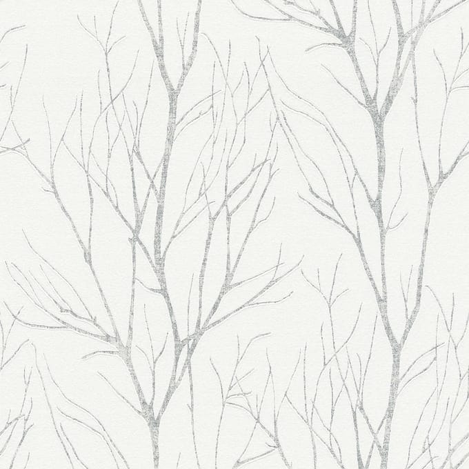 TAKKEN BEHANG | Botanisch - grijs beige - A.S. Création Attractive 2