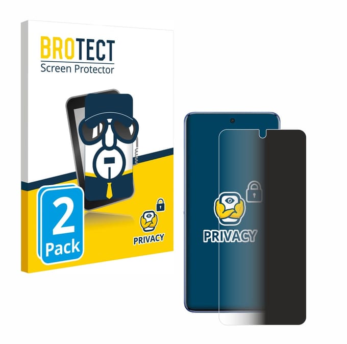 BROTECT - privacy screenprotector voor Vivo V60 - Folie Beschermfolie Blauwlichtfilter 2 Stuks