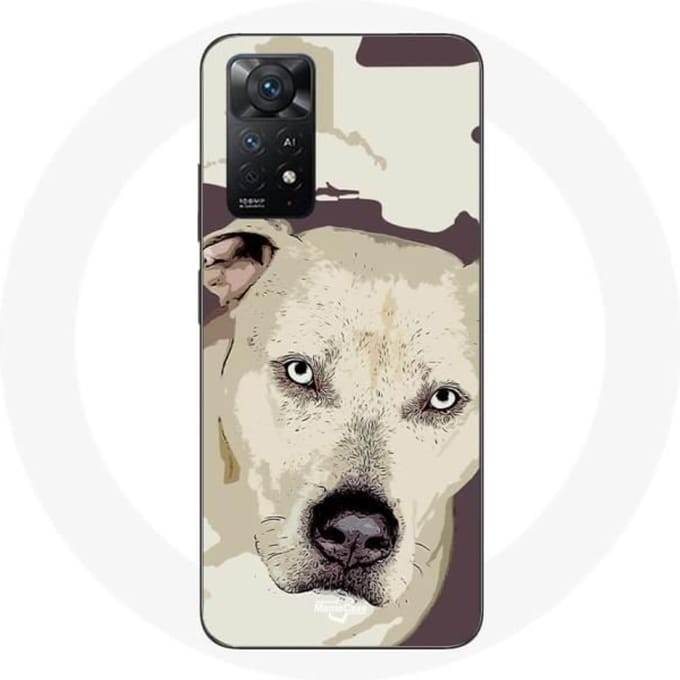 Redmi Note 11 Pro 5G hoesje Pitbull Hond Wit