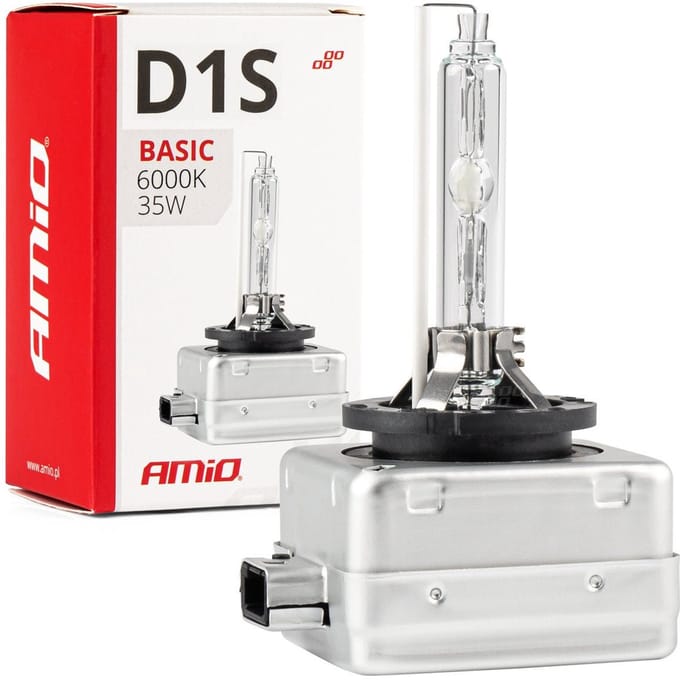 AMiO Xenon D1S 35W 6000K – Helder Wit Licht – Lange Levensduur – Plug en Play