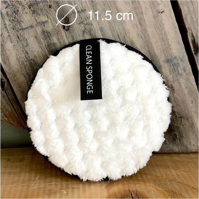 Hiden - Microfiber Gezichtspad - Make up remover - Make up pads herbruikbaar - Katoen - Beauty & Make-up - Wit