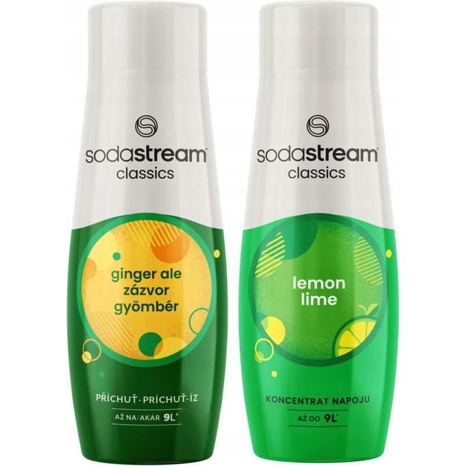 Soda Stream - Syrop voor Soda - Gember & Citroen Limoen - 440ml