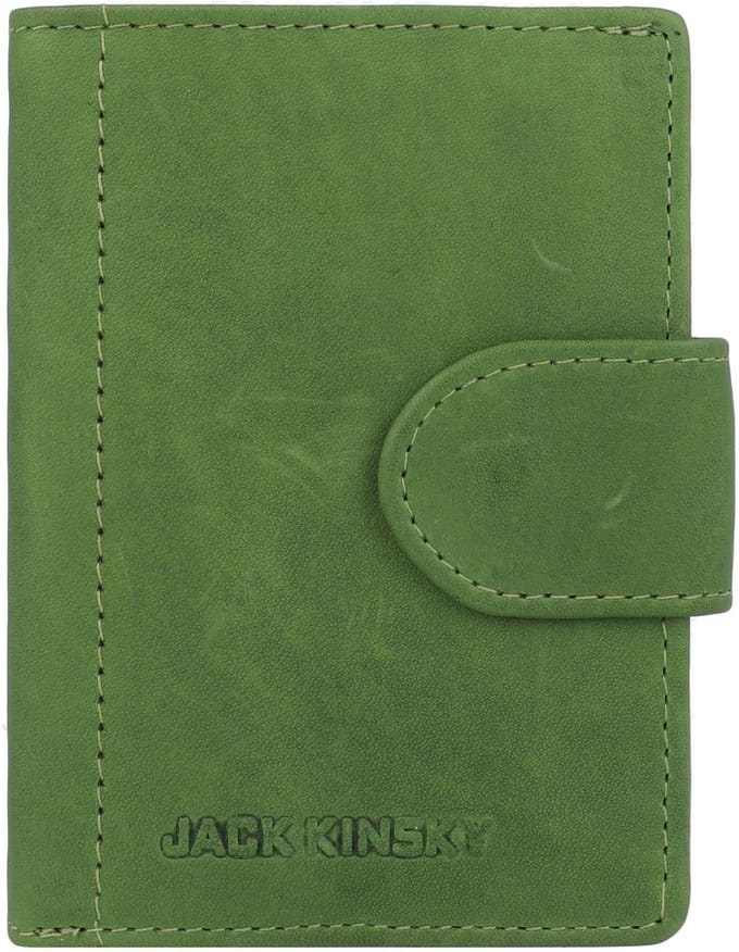 Jack Kinsky Aruba Portemonnee RFID-bescherming Leer 7.5 cm - Jongens - Staand formaat - pink