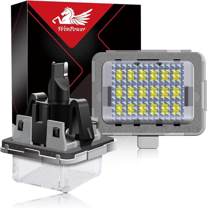 LED Kentekenplaatverlichting Wit Canbus - Geschikt voor Diverse Mercedes-Benz Modellen