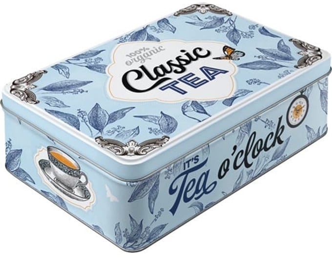 Blik Tin Box Flat - Classic Tea