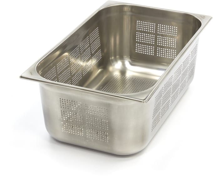 Gastronorm Bak - 1/1 GN - 20 cm Diep - RVS - Geperforeerd
