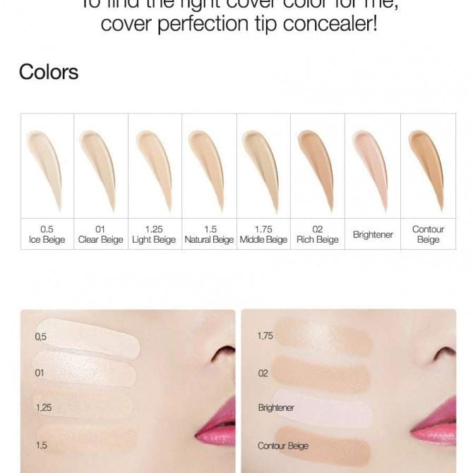 The Saem Cover Perfection Tip Correcteur # Beige Naturel 6,5gr beige