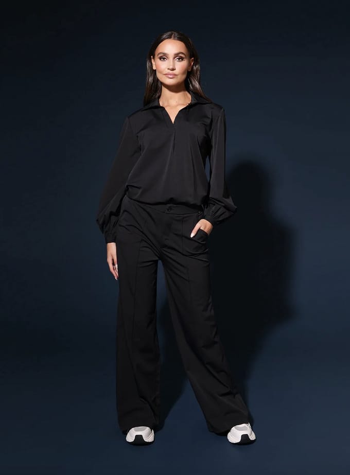 Traveller Blouse Darlene / Zwart / maat M