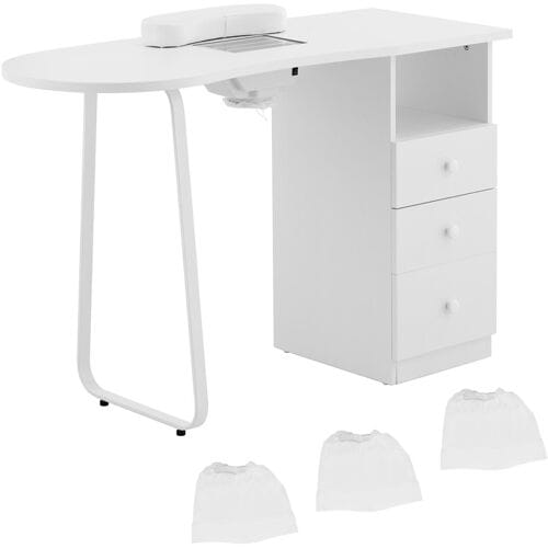 physa nageltafel - 3 Laden - Afzuiging 10040577
