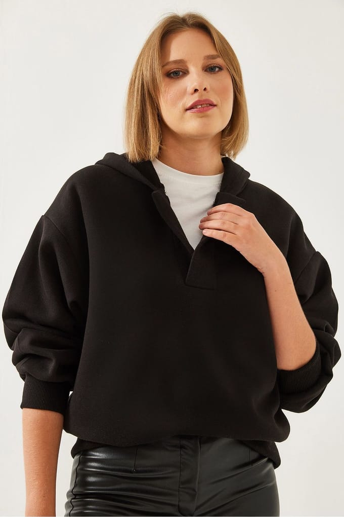 Ontspannen Pas Hooded Langdurige Hoodie
