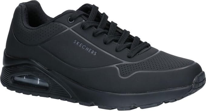 Skechers Uno - Stand On Air - Heren Sneakers - Zwart