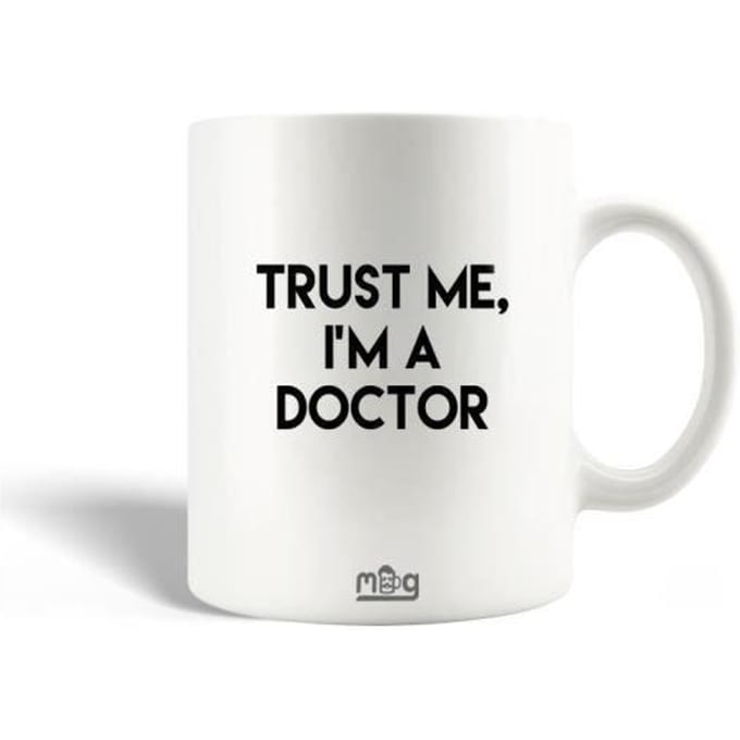 Mug en Céramique - MANIACASE - Trust Me I'm a Future Doctor - 30cl - Compatible lave-vaisselle - Blanc