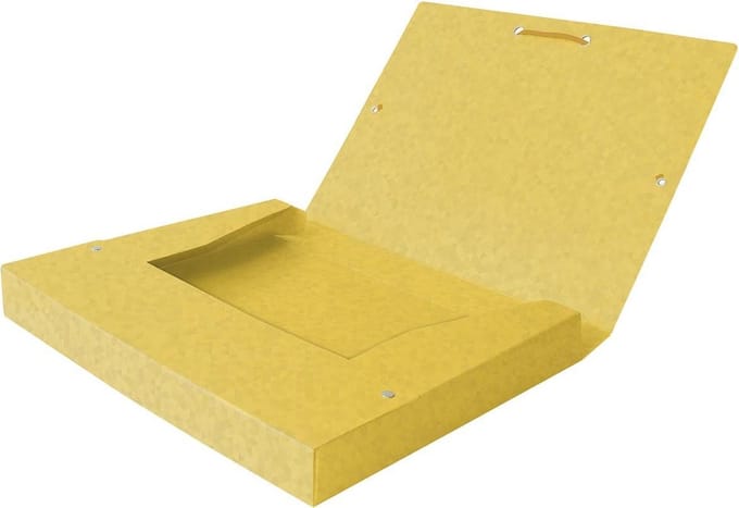 Elastobox Oxford Top File+ A4 25mm gelb