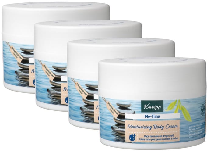 Kneipp Moistorizing Bodycrème Me Time - 4 x 200 ml - Voordeelverpakking