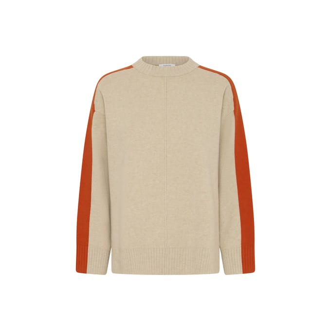 b.young - BYOTARI CONTRAST JUMPER - Dames - Gebreide truien