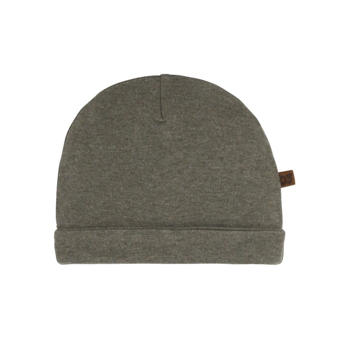 Baby's Only Mutsje Melange - Khaki - 3-6 mnd - 100% ecologisch katoen - GOTS