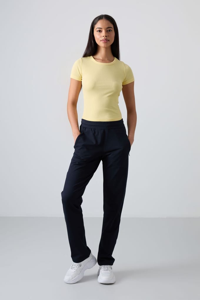 Dames Rechtoe-Rechtaan Fleece Sweatpants
