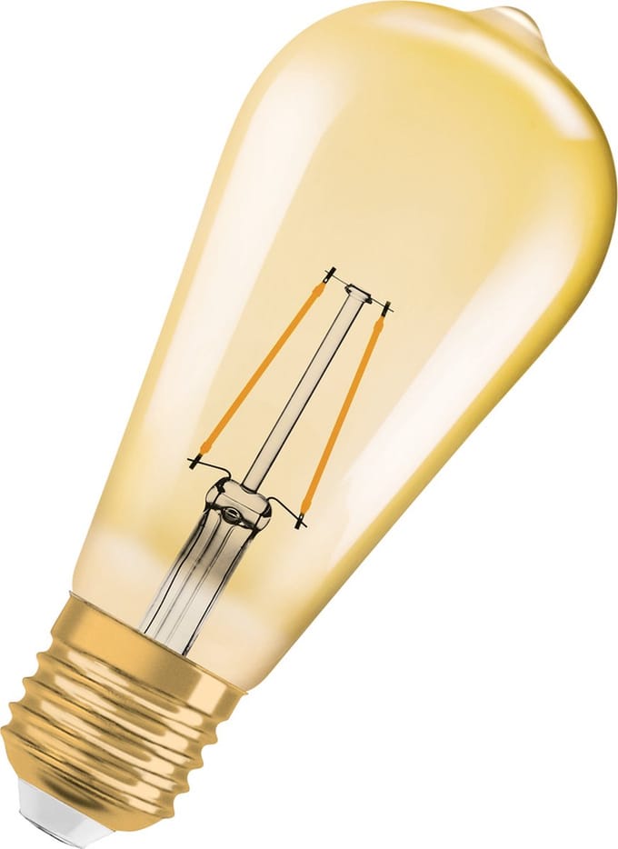 OSRAM Vintage 1906® Klassieke Edison LED lamp, 2,5W, 220lm