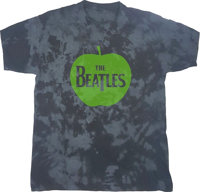The Beatles - Apple Heren T-shirt - M - Grijs