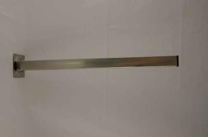 meubelpoot vierkant 75cm rvs