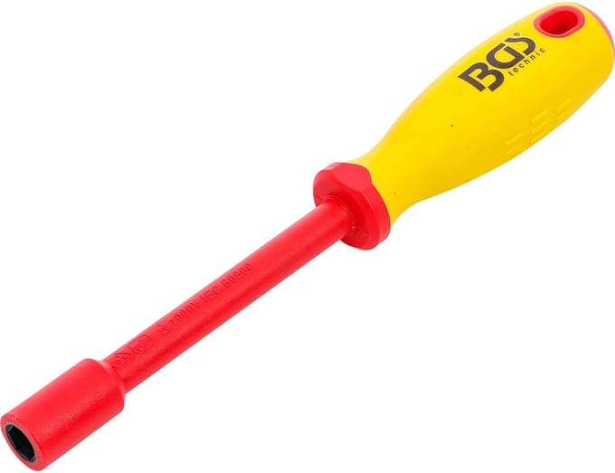 BGS VDE-steeksleutel-schroevendraaier zeskant SW 10 mm klinglengte 125 mm - 71090
