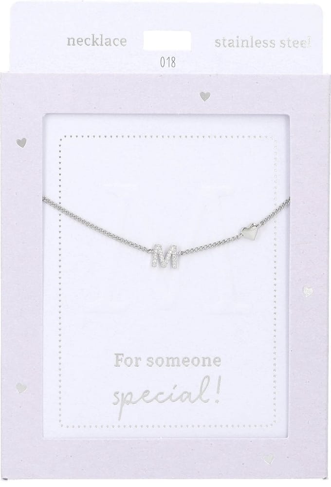 Depesche - Ketting "Heart of Gold" - mot. 018 - M - silver