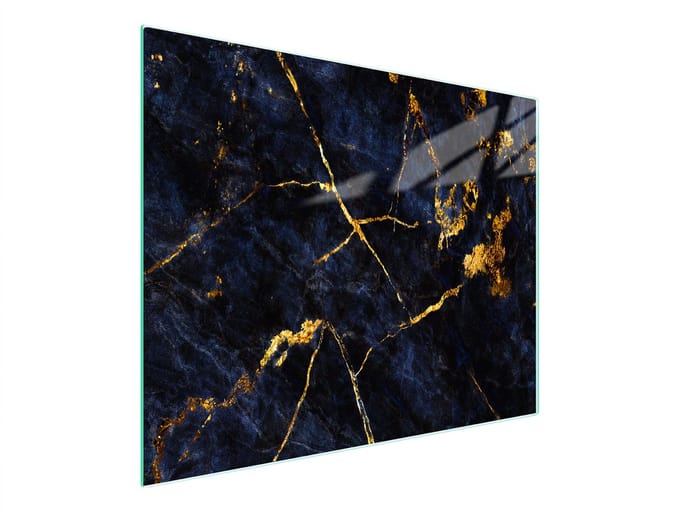 TMK ArtDeko - Snijplank - Glas - 52x30 cm - Marmeren Design