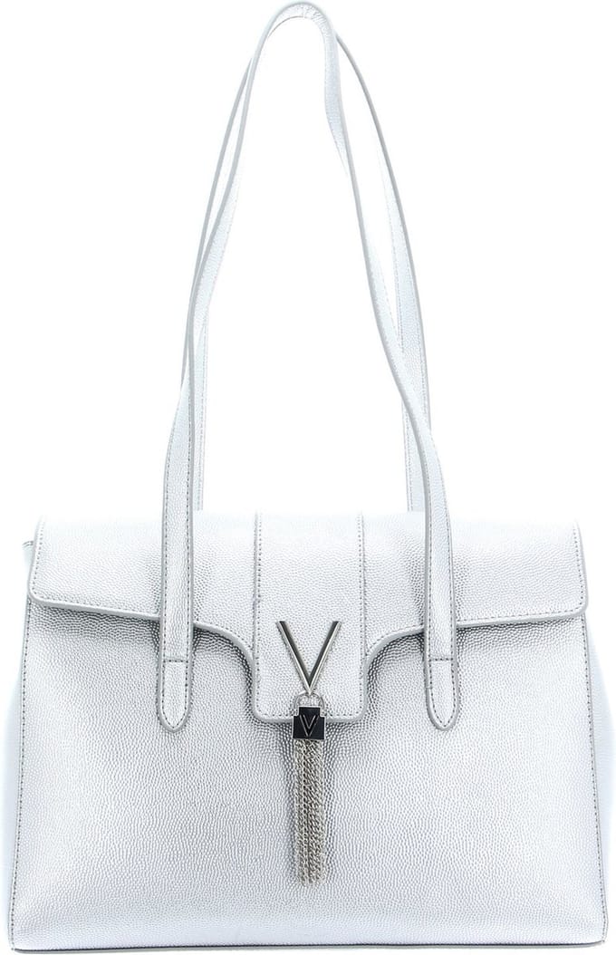 VALENTINO Schoudertas Divina Satchel Argento Zilverkleurig