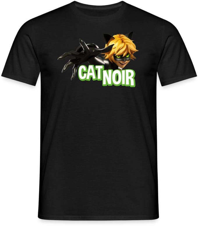 Miraculous Cat Noir Adrien T-Shirt Heren