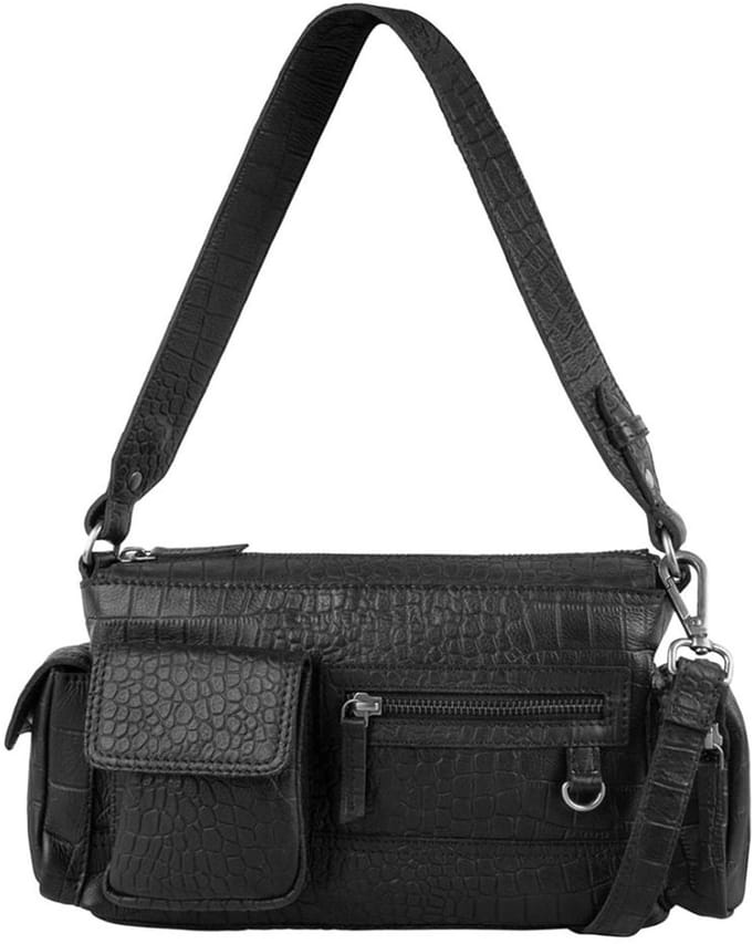 Cowboysbag Hawley Crossbody croco black