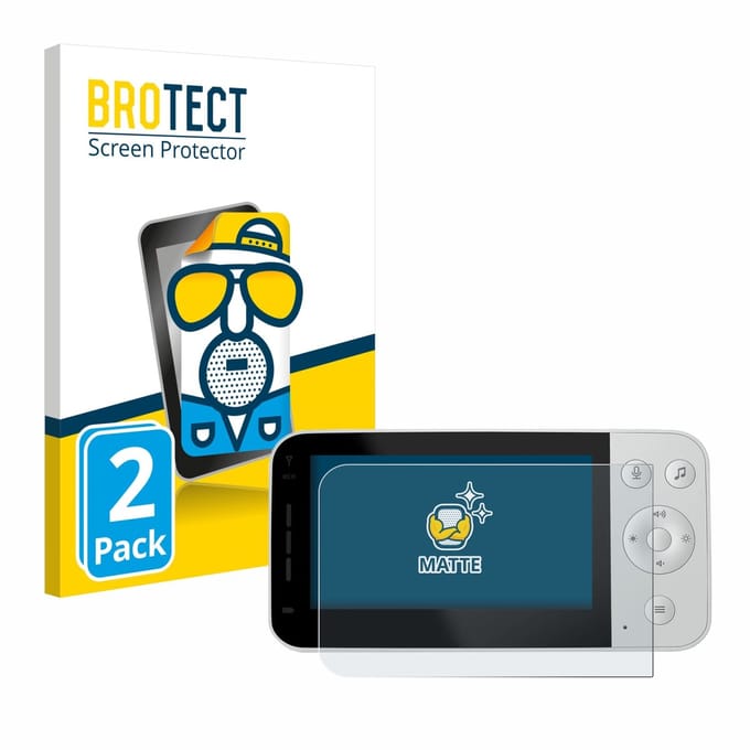 BROTECT - Screenprotector voor Philips Avent Connected SCD923 - Folie Beschermfolie matte 2 Stuks